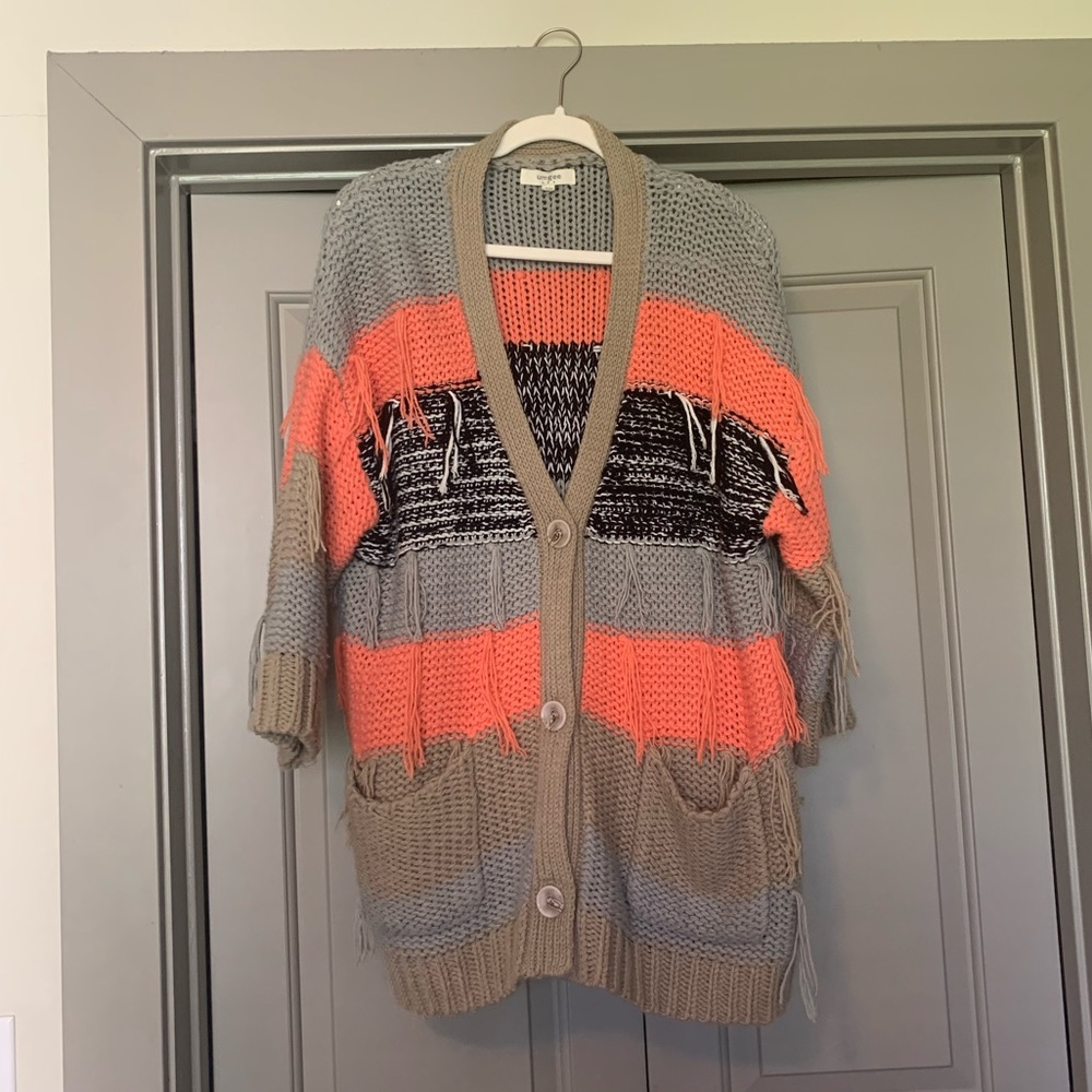 Oversized knit sweater